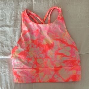 Lululemon Vibrant Tie-Dye Sports Bra
